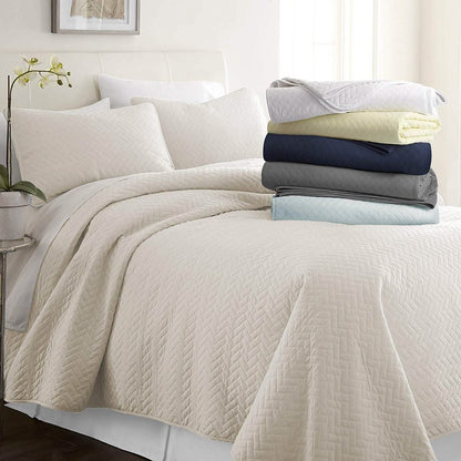 Simply Soft Quilted Coverlet Set - Assorted Styles