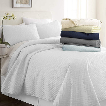 Simply Soft Quilted Coverlet Set - Assorted Styles