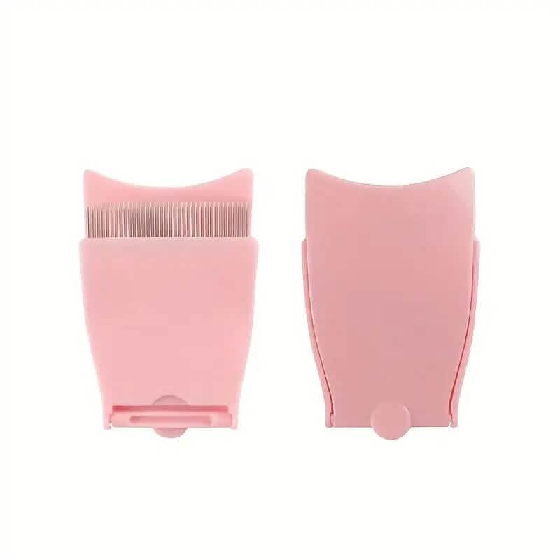 Single Foldable Steel Needle Eyelash Comb