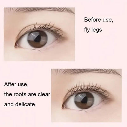 Single Foldable Steel Needle Eyelash Comb