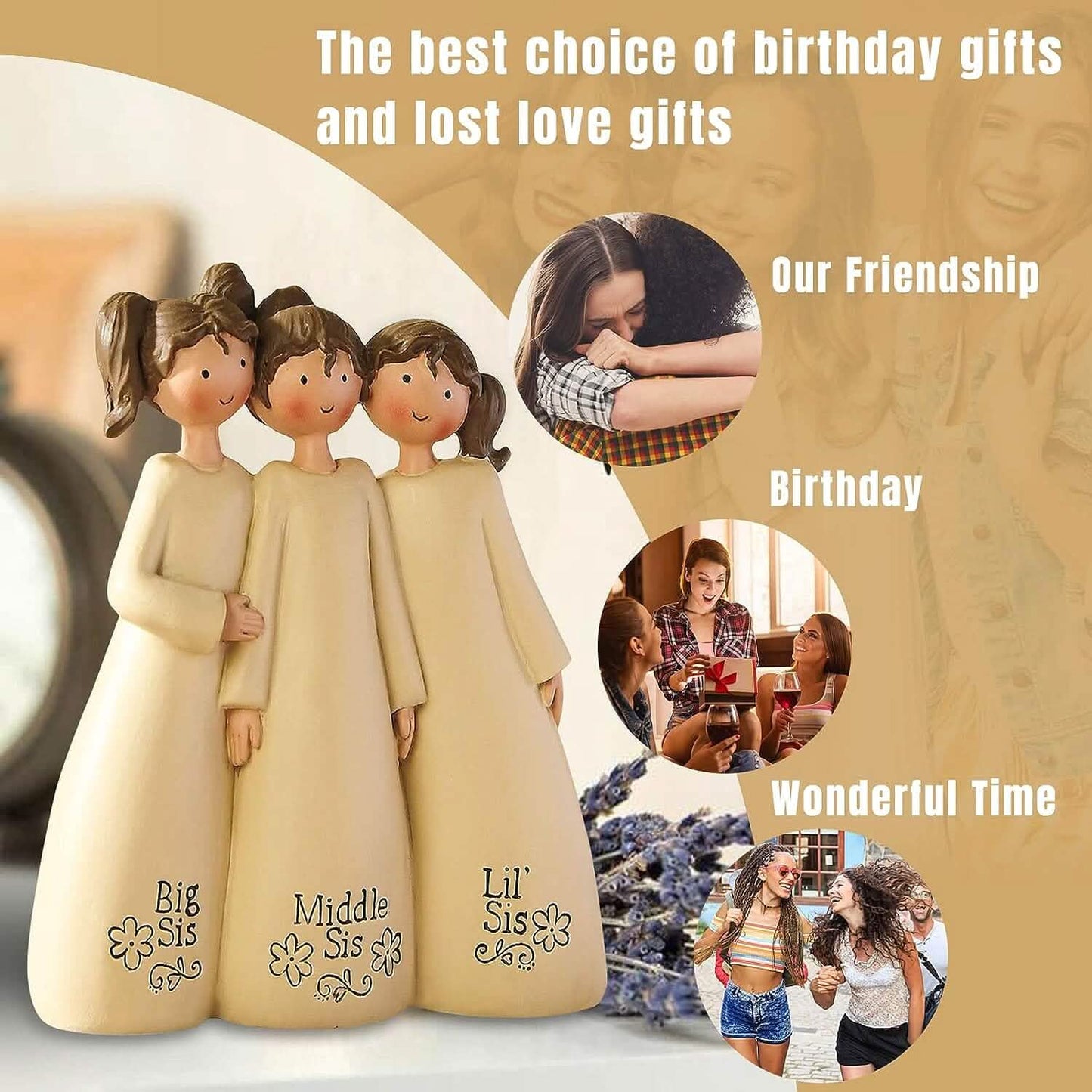 Sisters And Friends Sculpture Decorative Ornaments