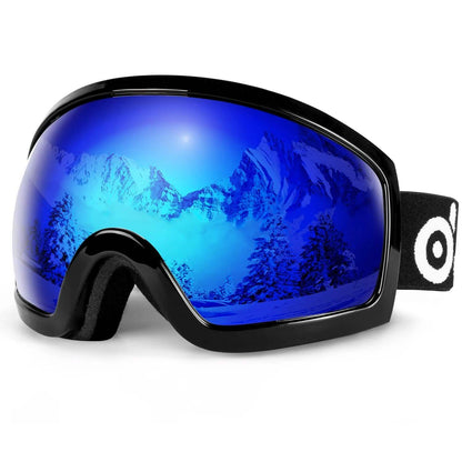 Ski Goggles Double Lens Anti-Fog Winter Windproof