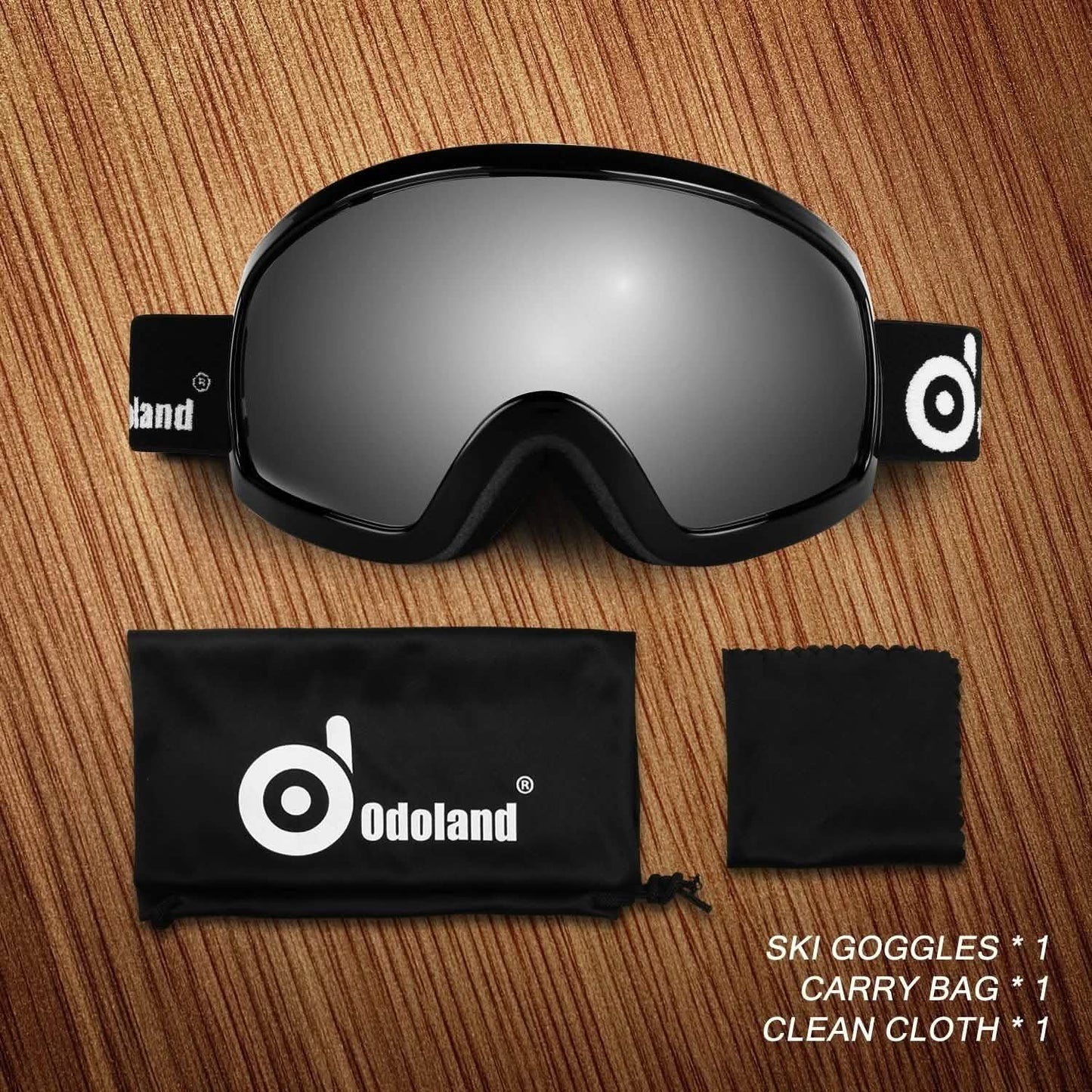Ski Goggles Double Lens Anti-Fog Winter Windproof
