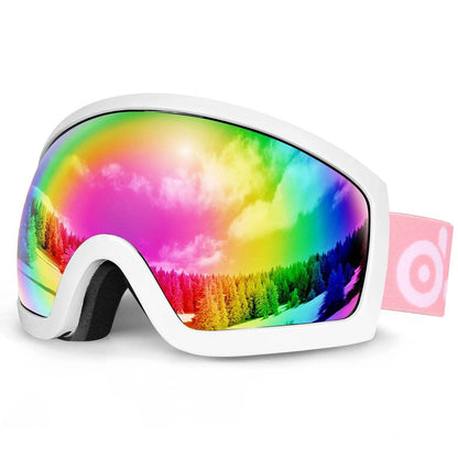 Ski Goggles Double Lens Anti-Fog Winter Windproof