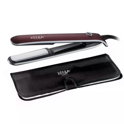 Sleek 1" Professional Ceramic Flat Iron with Protective Heat Station Mat