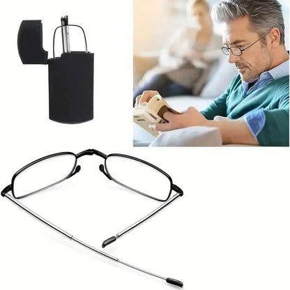 Sleek Folding Reading Glasses with Anti-Blue Light Protection