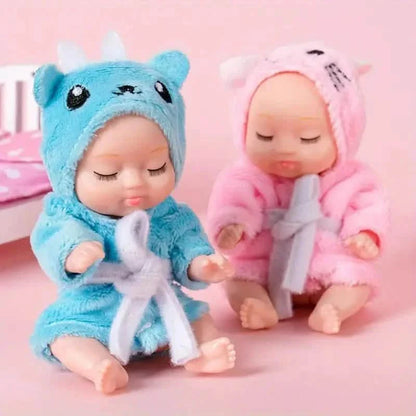 Sleep Simulative Rebirth Princess Dolls in Bathrobes