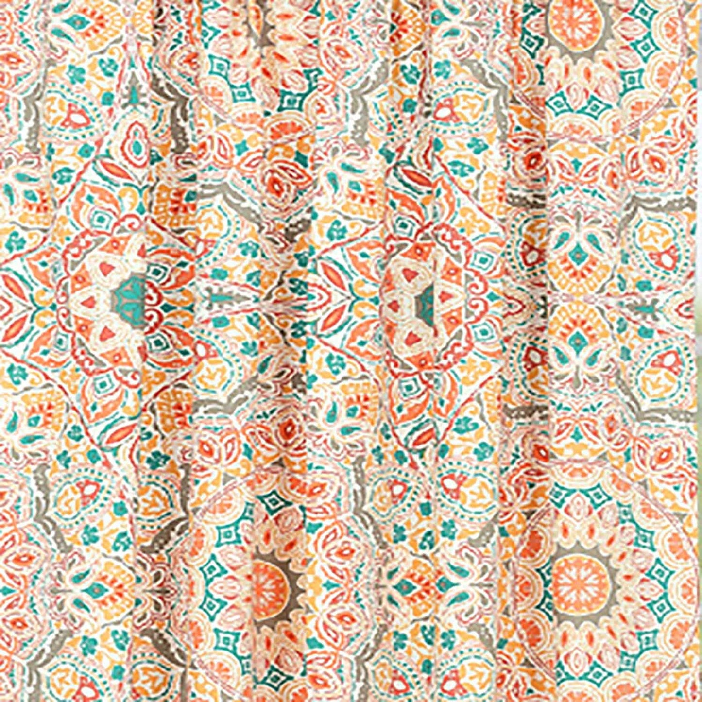 2-Piece Set: Sloane Street Cozumel Medallion Window Curtain Panel Pair