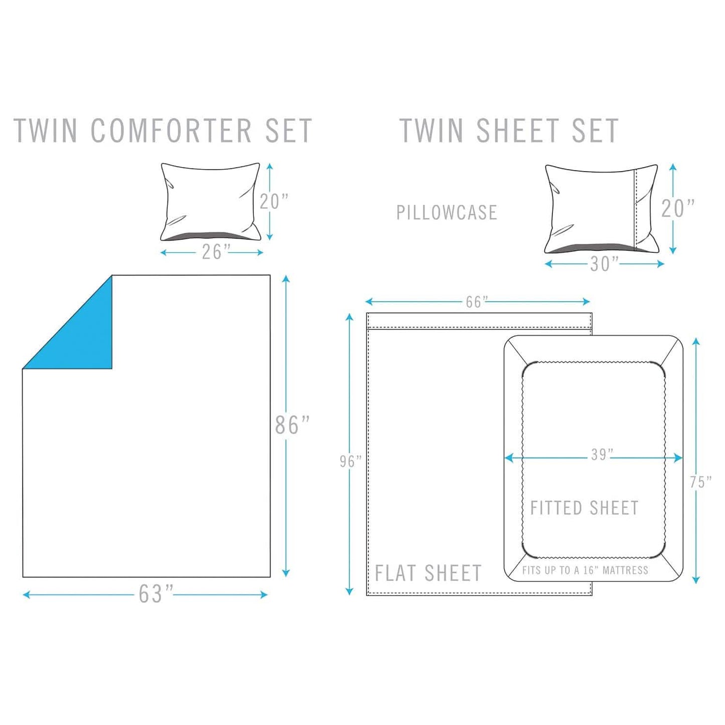 Sloane Street Ogee Bed in a Bag with Solid Reverse Comforter
