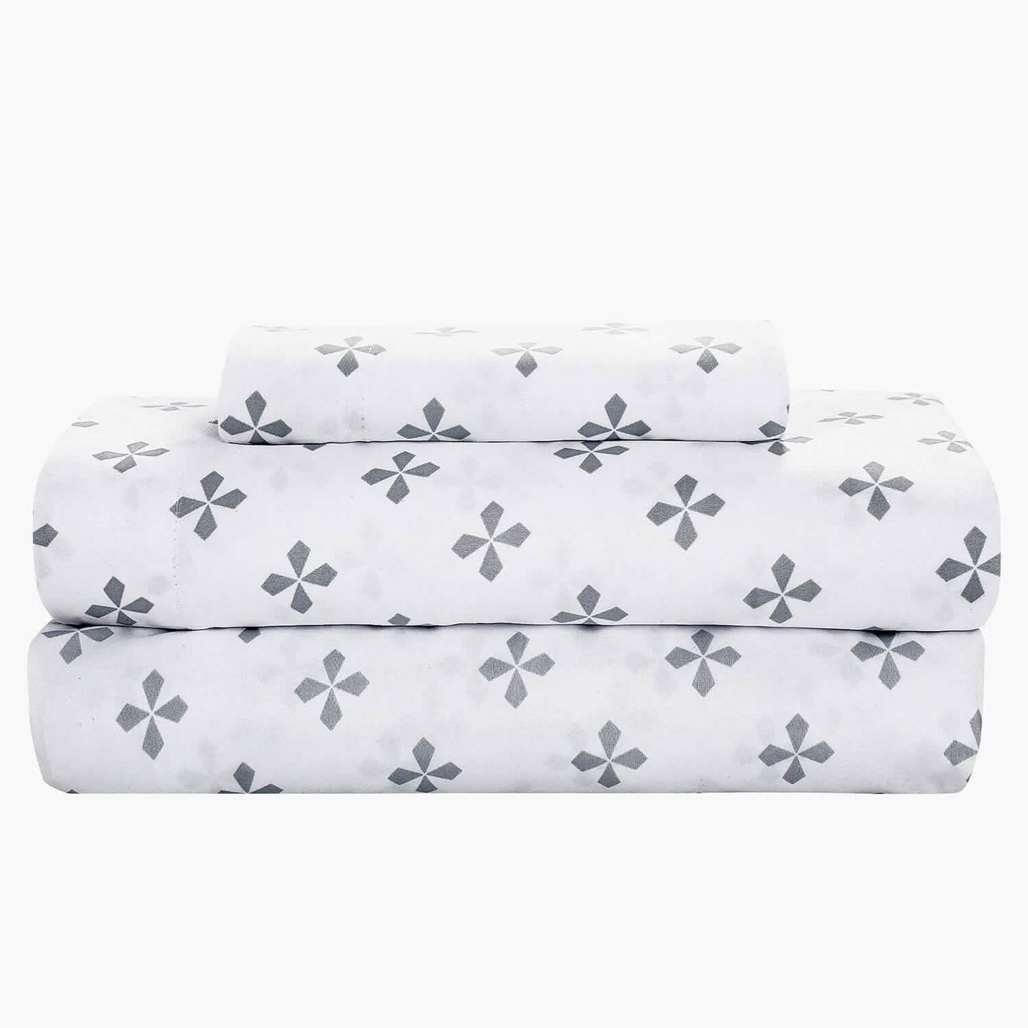 Sloane Street Ogee Bed in a Bag with Solid Reverse Comforter