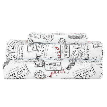 Sloane Street Paris Rose Eiffel Tower Reversible Bed in a Bag