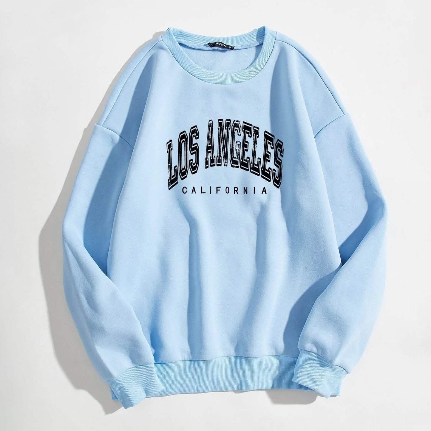 Slogan Graphic Thermal Lined Sweatshirt