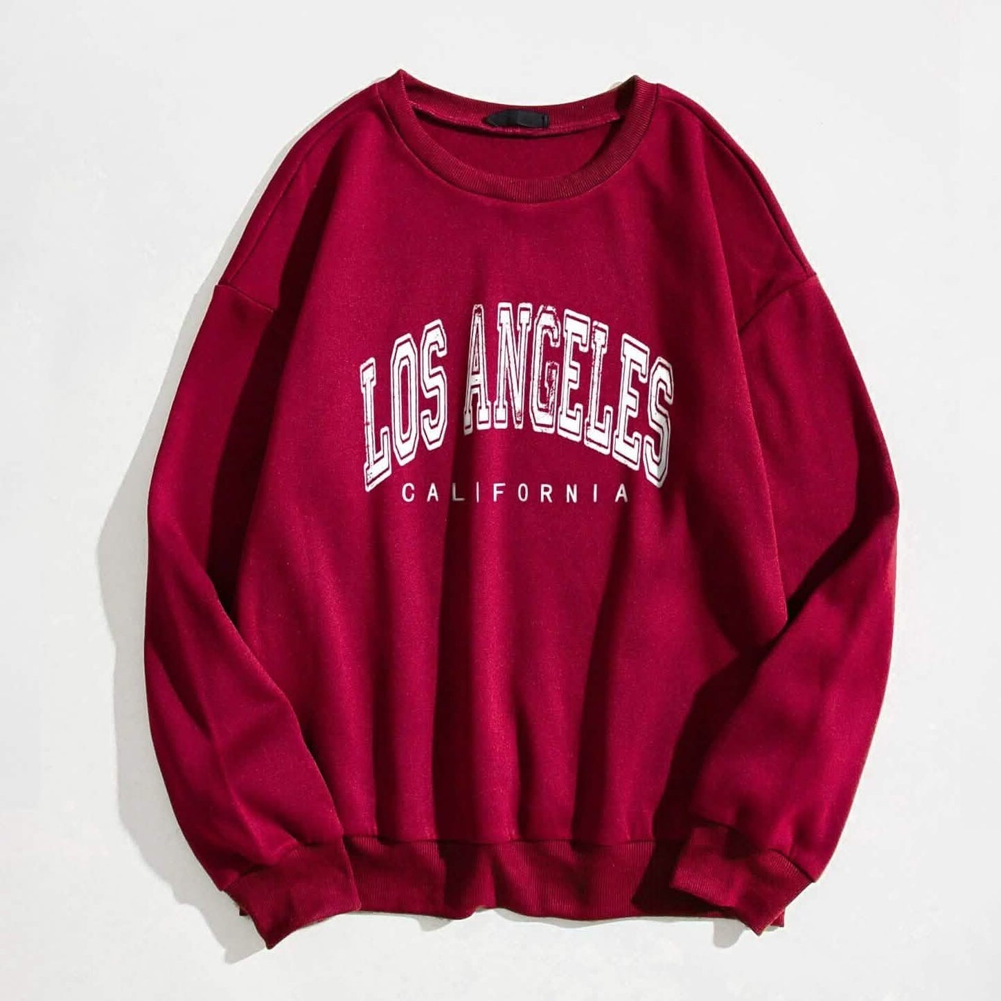 Slogan Graphic Thermal Lined Sweatshirt