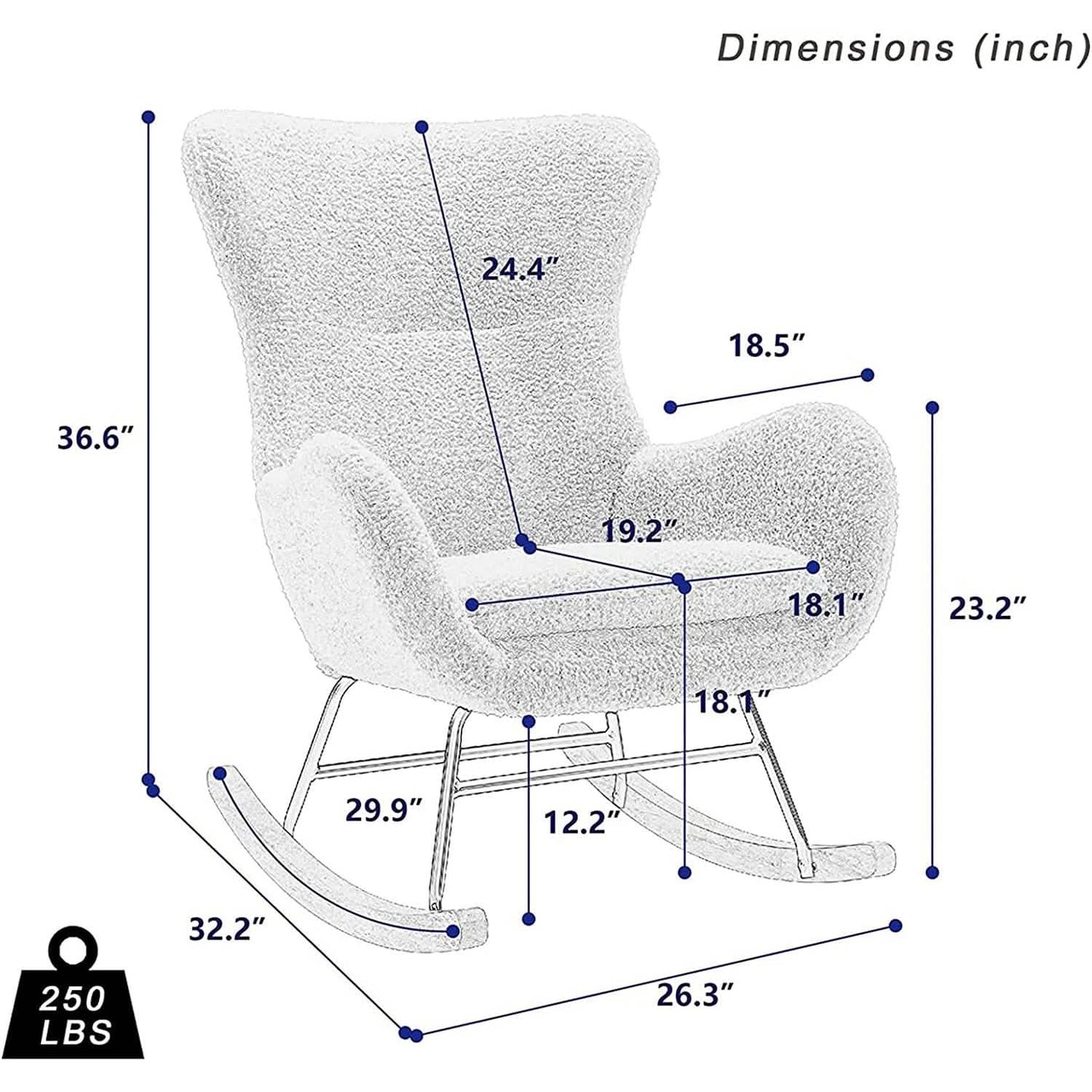 Small Rocking Accent Chair