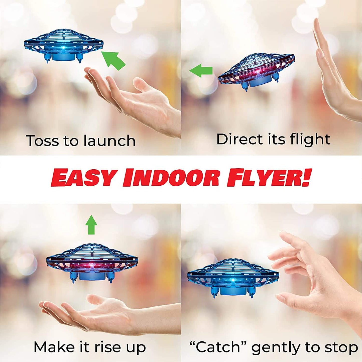 Small UFO Flying Ball Drone Toy