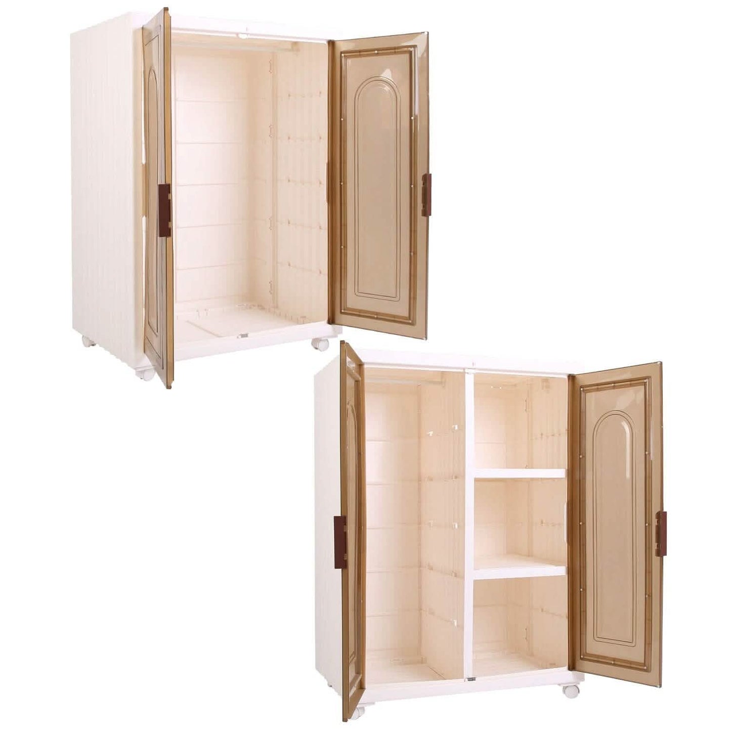 Small Wardrobe Closet with Magnetic Design