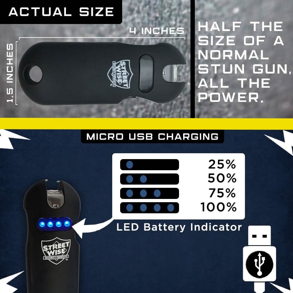 SMART 24,000,000* Keychain Stun Gun