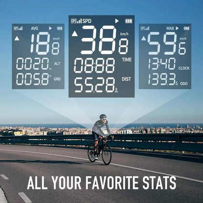 Smart GPS Cycling Computer Wireless Bike Computer
