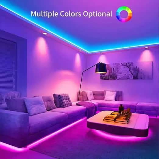Smart Home Sound Activated Multi-Color LED Light Strip with Remote