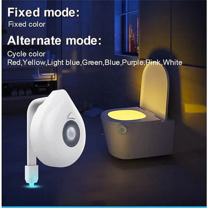 Smart PIR Motion Sensor Toilet Seat Night Light
