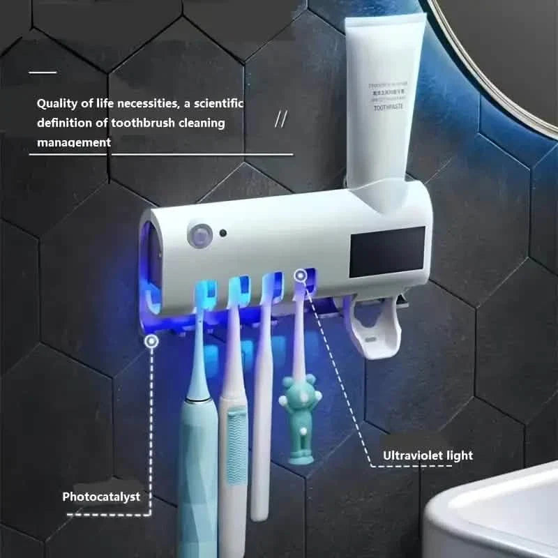 Smart Wall-Mounted Toothbrush UV Sterilizer