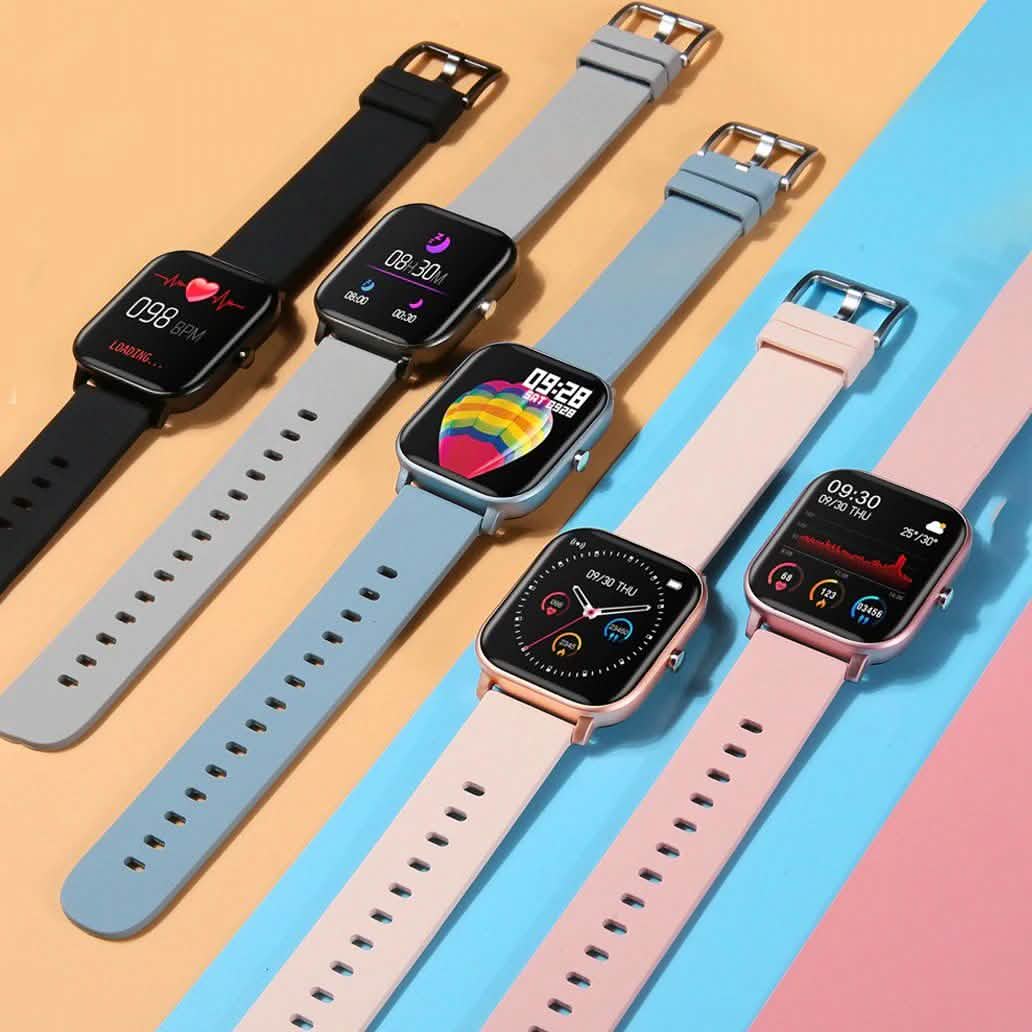 Smart Watch Fitness Tracker with Heart Rate, Blood Pressure, Blood Oxygen, Sleep Tracking & More