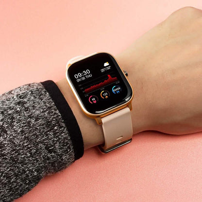 Smart Watch Fitness Tracker with Heart Rate, Blood Pressure, Blood Oxygen, Sleep Tracking & More