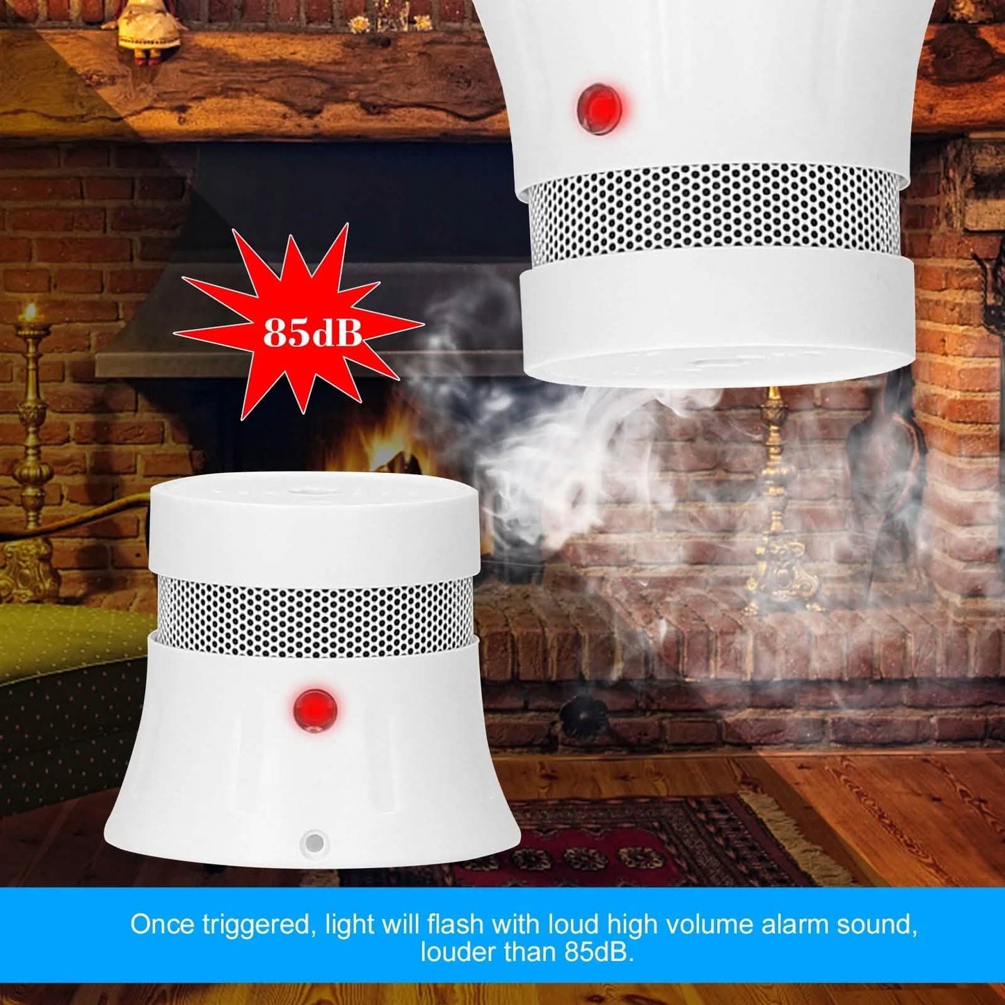 Smart WiFi Standalone Photoelectric Smoke Alarm