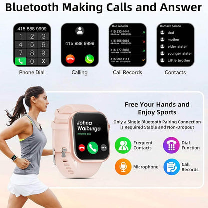 Smartwatch Sport Mode Pink  (Refurbished)