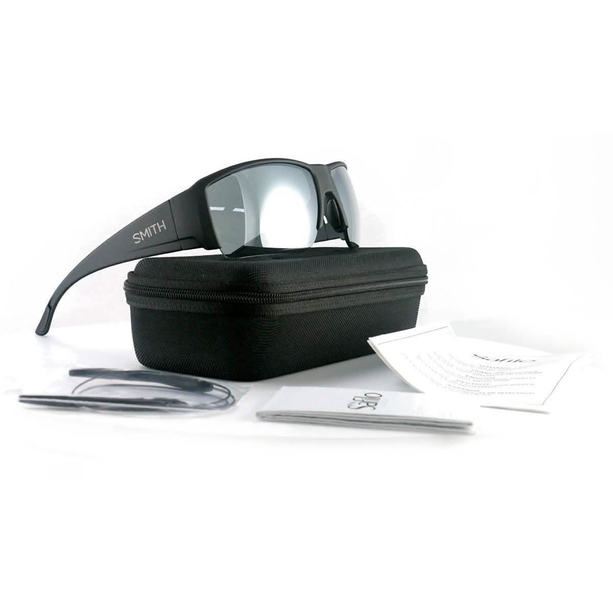 Smith Men's Sunglasses Captains Choice Polarized Matte Black Polarized DL5 RT