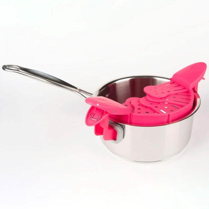 Snapbit Hands-Free Strainer for Pots, Pans & Bowls