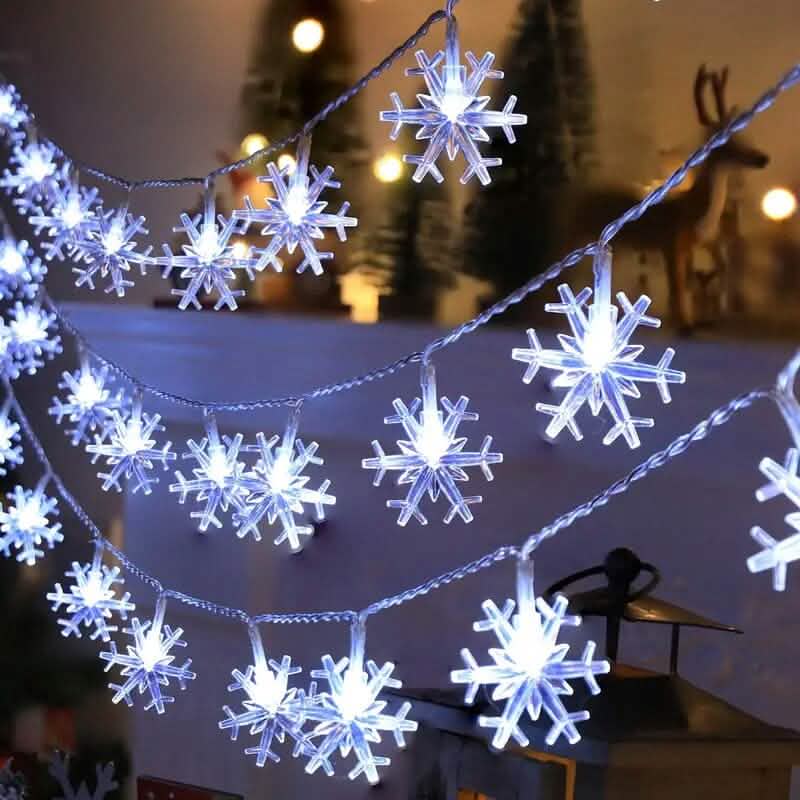 Snowflake Decorative LED String Light 152cm/60in