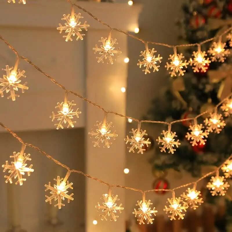 Snowflake Decorative LED String Light 152cm/60in