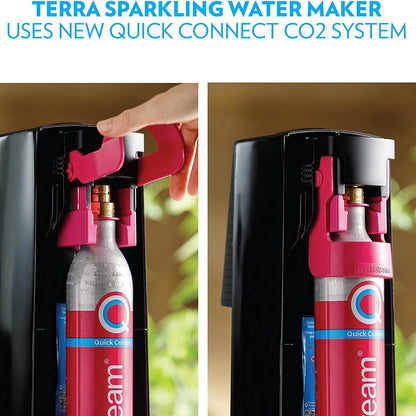 SodaStream Terra Sparkling Water Maker with CO2 and DWS Bottle