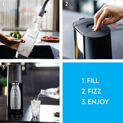 SodaStream Terra Sparkling Water Maker with CO2 and DWS Bottle