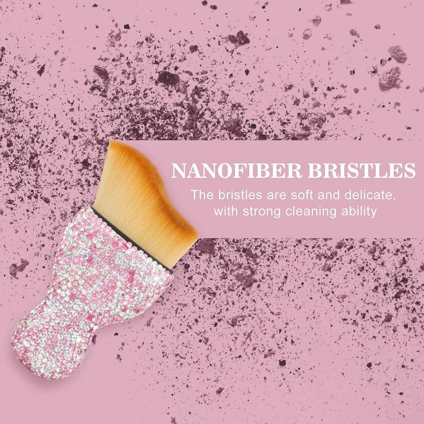 Soft Bristle Car Interior Cleaning Brush