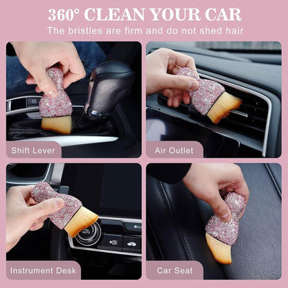 Soft Bristle Car Interior Cleaning Brush