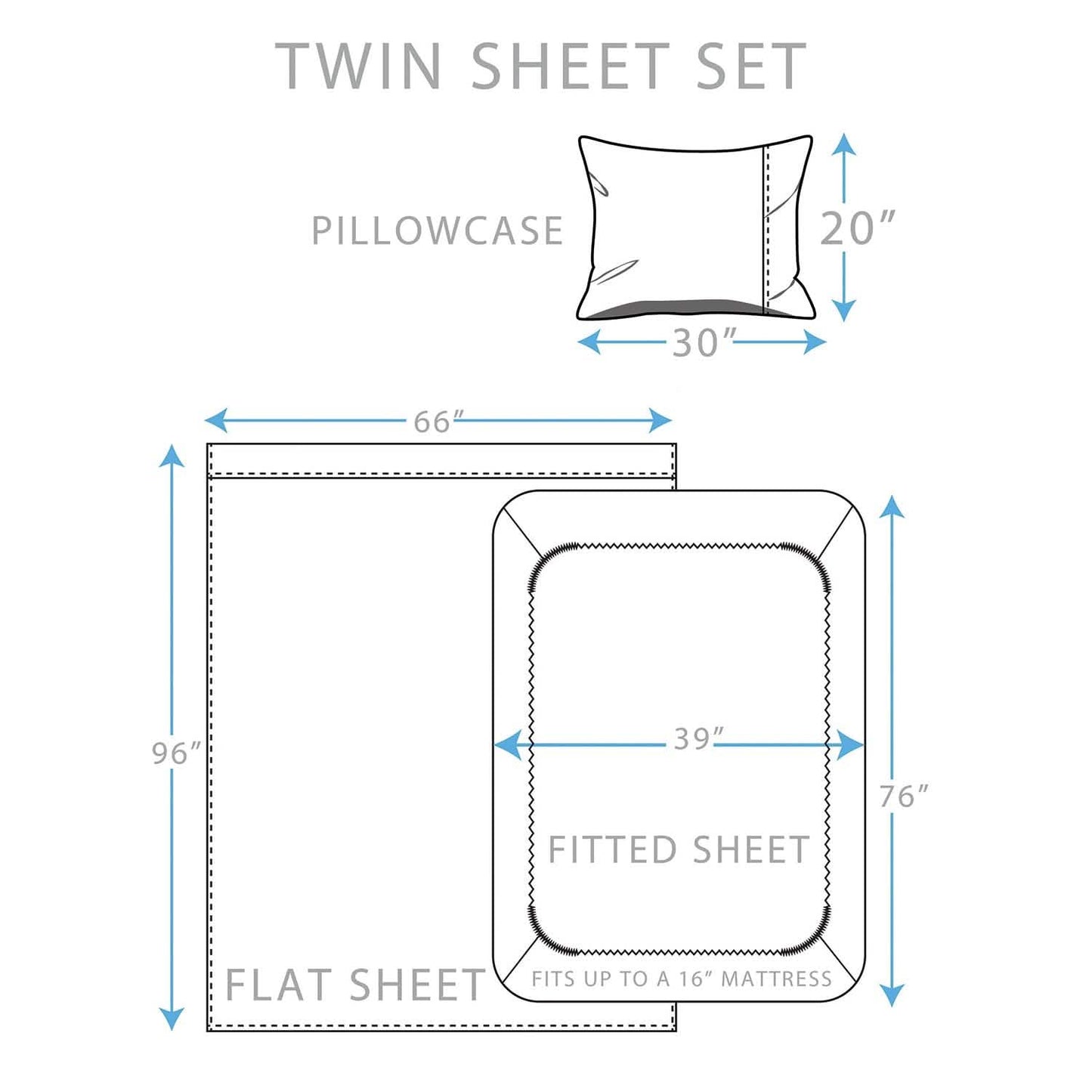 Soft Home 1800 Series Solid Microfiber Ultra Soft Sheet Set