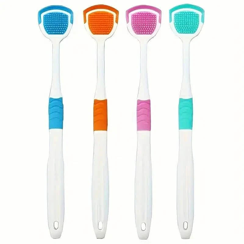 Soft Silicone Tongue Scraper Cleaning Toothbrush