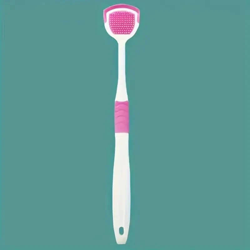 Soft Silicone Tongue Scraper Cleaning Toothbrush