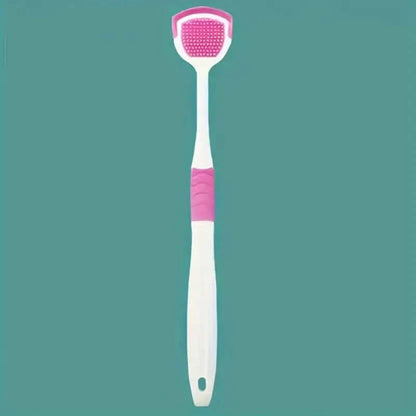 Soft Silicone Tongue Scraper Cleaning Toothbrush