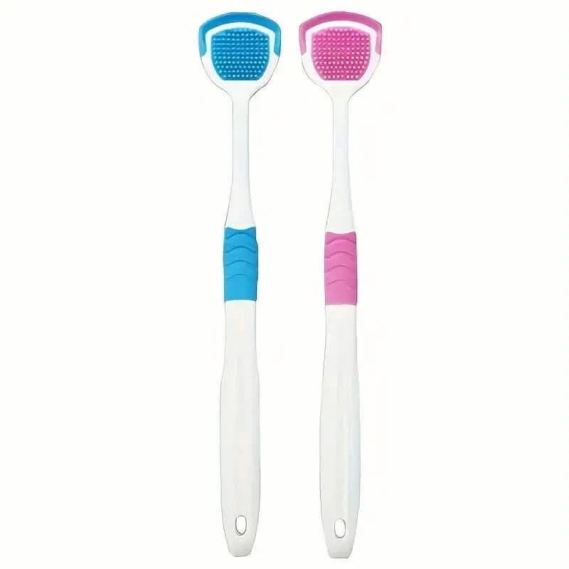 Soft Silicone Tongue Scraper Cleaning Toothbrush