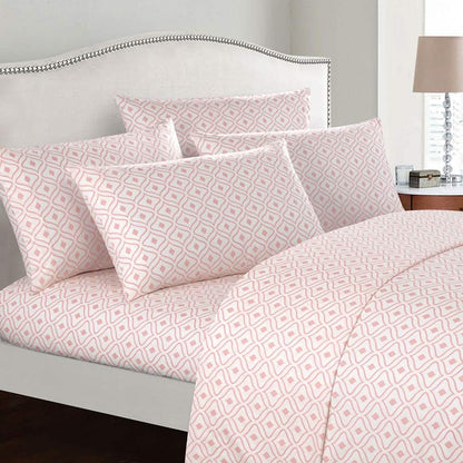 Soft Two-Tone Diamond Print Deep Pocket Sheet Sets