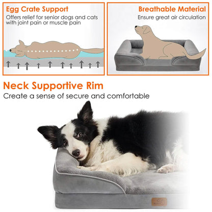 Soft Warm Plush Puppy Cozy Nest Sofa Non-Slip Bed Cushion Mat