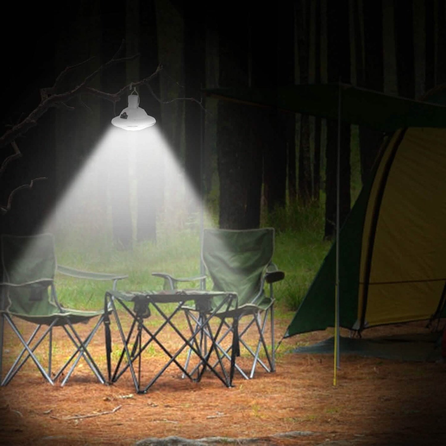 Solar Camping Light Hanging LED Bulb Lamp