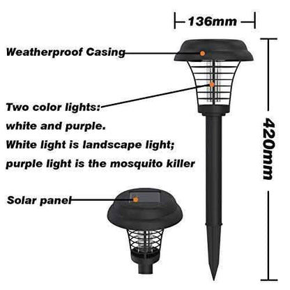 Solar Light With Bug Zapper