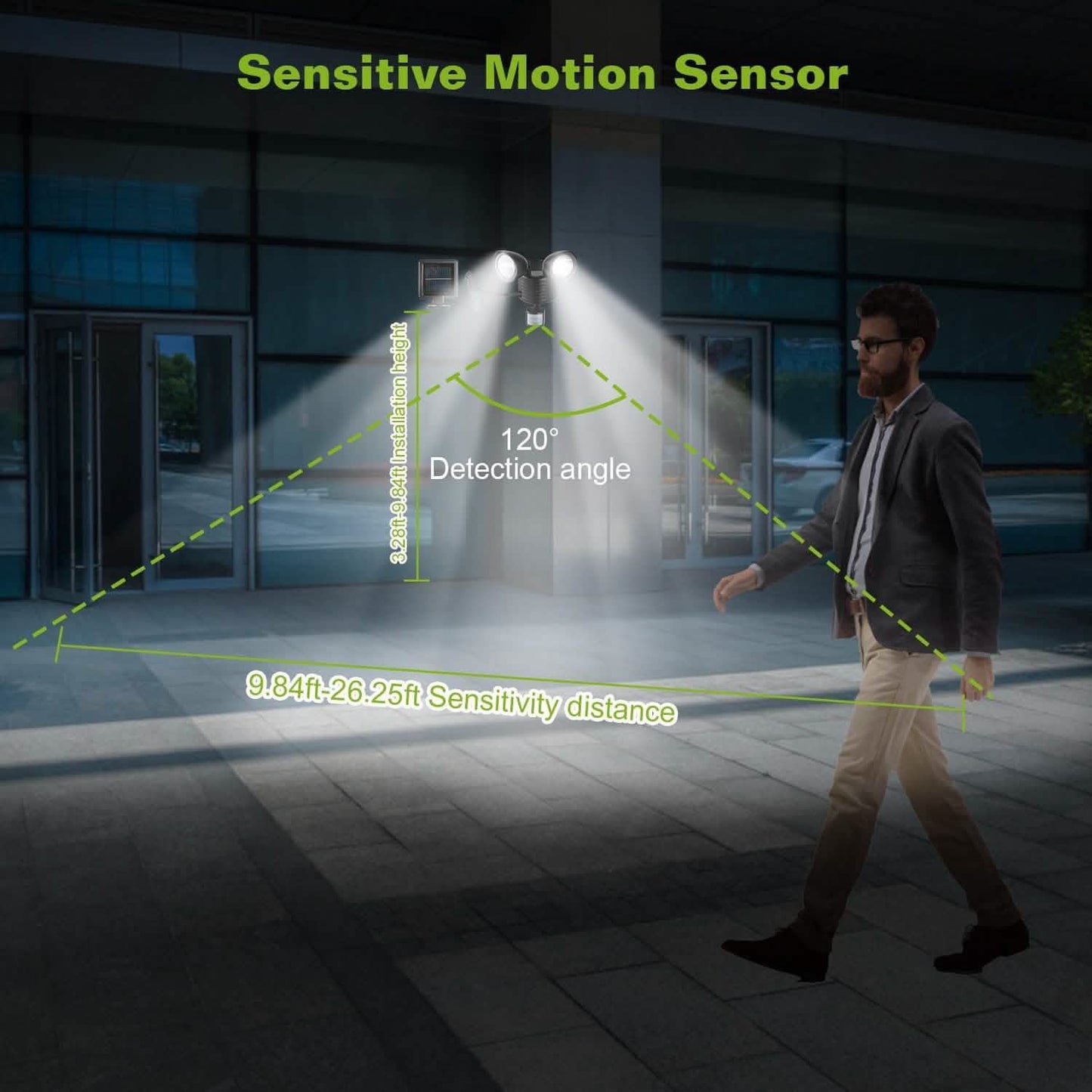 Solar Lights 22 LEDs Outdoor Security