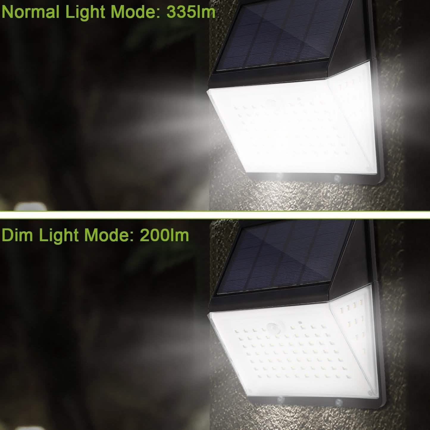 Solar Lights 88 LEDs Outdoor Wall Lamps