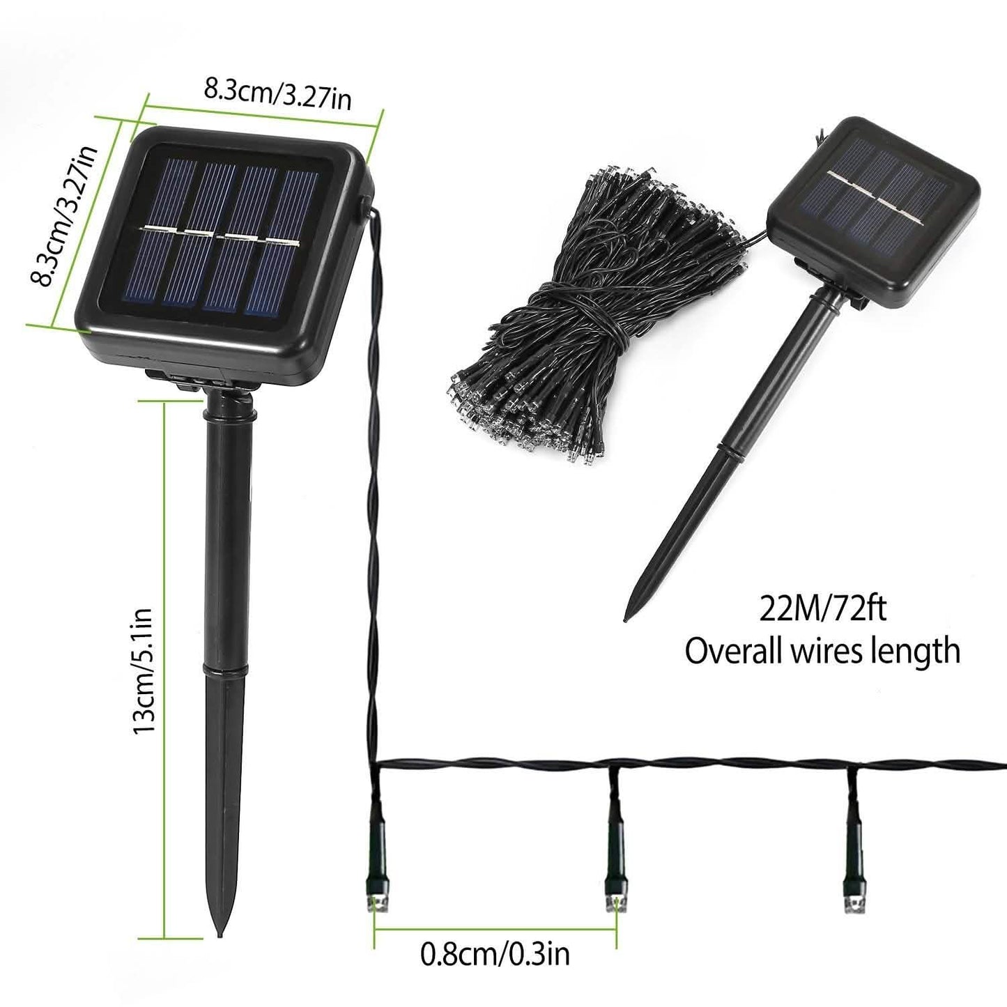 Solar Power LED String Lights