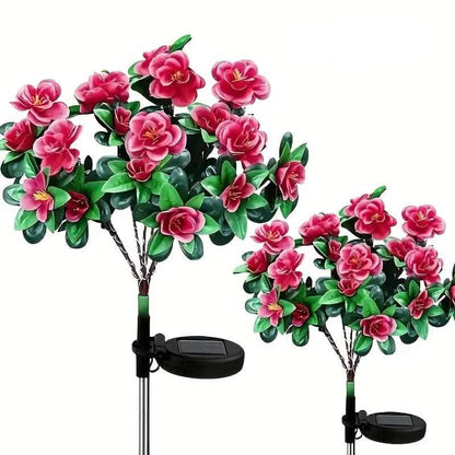 Solar-Powered Camellia Tree Lights